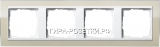 Gira EV CL Песочный/Бел Рамка 4-ая